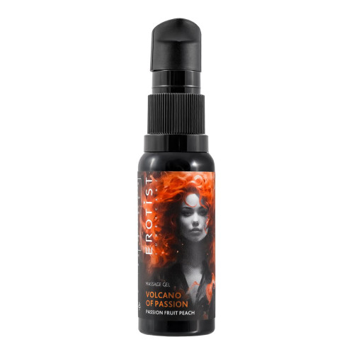 Гель Erotist с эффектом вибрации VOLCANO OF PASSION: PASSION FRUIT PEACH (персик-маракуйя), 25 мл