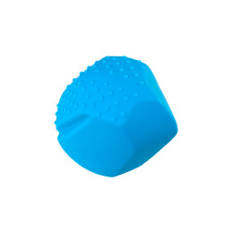 Насадка Magic Wand Genio для массажера Europe, силикон, синяя, 4.1 см