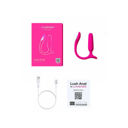 Анальный вибратор с клиторальной стимуляцией LOVENSE Lush Anal