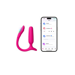 Анальный вибратор с клиторальной стимуляцией LOVENSE Lush Anal