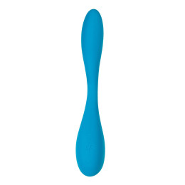 Стимулятор точки G с фиксацией формы Satisfyer G-Spot Flex 5 Connect App, голубой, 19,6 см