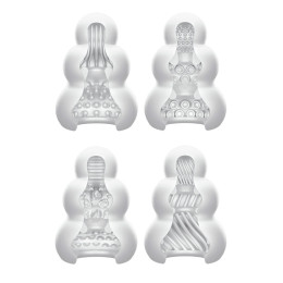 Мастурбатор нереалистичный MensMax Pucchi Set Box Marine, TPE, белый, 6,5 см