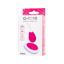 Виброяйцо A-Toys by TOYFA Eggo с пультом ДУ, силикон, розовый, 6 см