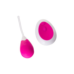 Виброяйцо A-Toys by TOYFA Eggo с пультом ДУ, силикон, розовый, 6 см