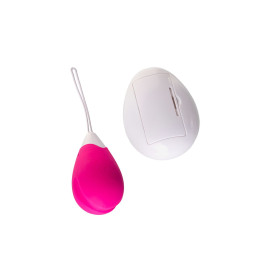 Виброяйцо A-Toys by TOYFA Eggo с пультом ДУ, силикон, розовый, 6 см
