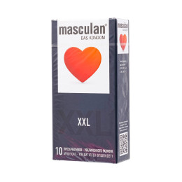 Презервативы Masculan, classic 4, XXL, увеличенного размера, 20 см, 5,4 см, 10 шт.