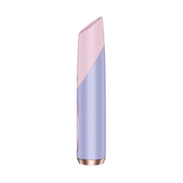Мини-вибратор с 3D пульсацией Satisfyer Bold Kiss с USB-C зарядкой, силикон, ABS, розовый, 12,5 см