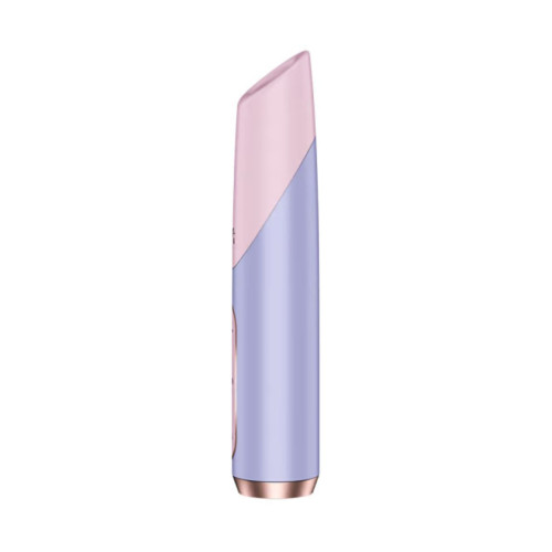 Мини-вибратор с 3D пульсацией Satisfyer Bold Kiss с USB-C зарядкой, силикон, ABS, розовый, 12,5 см