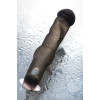 Насадка на пенис с вибрацией XLover by TOYFA, TPE, черный прозрачный, 19,4 см