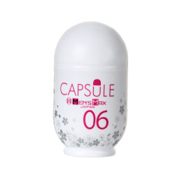 Мастурбатор нереалистичный MensMax CAPSULE 06 Sakura, TPE, белый, 8 см