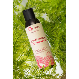 Интимный гель Orgie ALL - NATURAL STRAWBERRY на водной основе, 150 мл