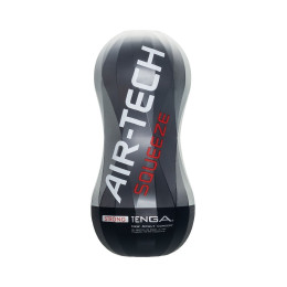 Нереалистичный мастурбатор TENGA Air-Tech Squeeze Strong, TPE, белый, 17 см