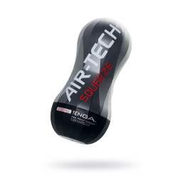 Нереалистичный мастурбатор TENGA Air-Tech Squeeze Strong, TPE, белый, 17 см