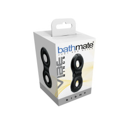Виброкольцо на пенис Bathmate Eight, elastomex, черное, Ø4-5 см