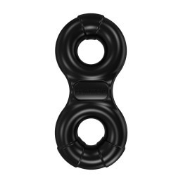 Виброкольцо на пенис Bathmate Eight, elastomex, черное, Ø4-5 см