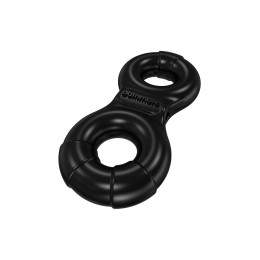 Виброкольцо на пенис Bathmate Eight, elastomex, черное, Ø4-5 см