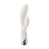 Вибратор-кролик с ротацией Satisfyer Spinning Rabbit 1, силикон, бежевый, 20,5 см