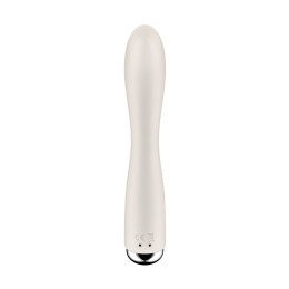 Вибратор-кролик с ротацией Satisfyer Spinning Rabbit 1, силикон, бежевый, 20,5 см