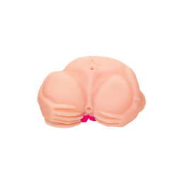 Мастурбатор реалистичный Juicy Pussy by TOYFA Nicole с вибрацией, вагина и анус, TPR, телесный