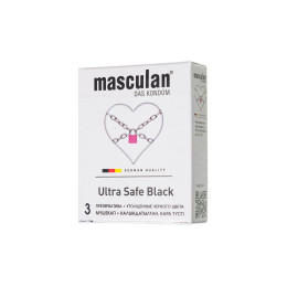 Презервативы Masculan, ultra 4, ультрапрочные, 19 см, 5,3 см, 3 шт. (Ultra Safe №3)