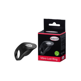 Эрекционное виброкольцо MALESATION Vibro Lust Ring, силикон, черный, 3,5 см