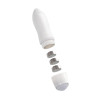 Фаллоимитатор двусторонний с вибропулей TOYFA Basic Double Dildo, TPR, фиолетовый, 35 см