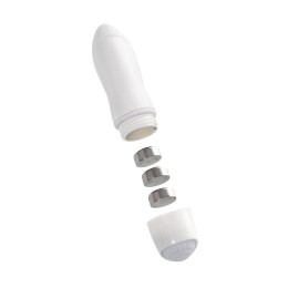 Фаллоимитатор двусторонний с вибропулей TOYFA Basic Double Dildo, TPR, фиолетовый, 35 см