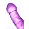 Фаллоимитатор двусторонний с вибропулей TOYFA Basic Double Dildo, TPR, фиолетовый, 35 см