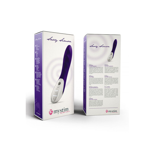 Вибратор Mystim Sassy Simon силиконовый, фиолетовый, 27 см