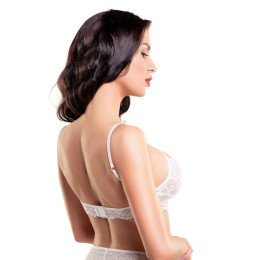 Бралетт удлиненный Erolanta, белый (50-52) в пакете