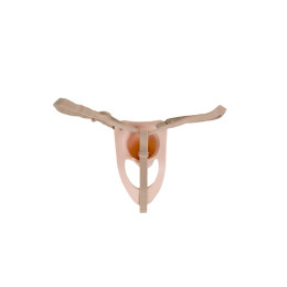 Фаллопротез LoveToy поясной, телесный, 18 см