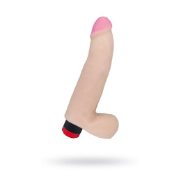 Вибромассажёр-реалистик ANDROID Long LoveToy, TPR, телесный, 17 см