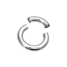 Кольцо на пенис Metal by TOYFA, серебряное, Ø 3,5 см