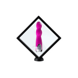 Рамка-ромб для выкладки прозрачная с черным кантом под подставку 18*18