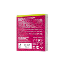 Презервативы Luxe, royal, cherry collection, 18 см, 5,2 см, 3 шт.
