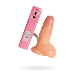 Вибратор TOYFA, PVC, телесный, 12 см