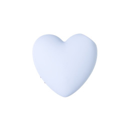 Вакуумно-волновой стимулятор клитора с вибрацией Satisfyer Cutie Heart, силикон, голубой, 7,7 см