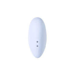 Вакуумно-волновой стимулятор клитора с вибрацией Satisfyer Cutie Heart, силикон, голубой, 7,7 см