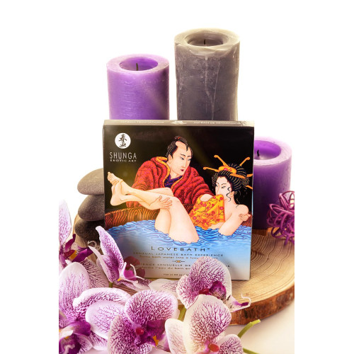 Порошок для принятия ванны Shunga серии LOVEBATH «Океанское искушение», голубой, 650 гр