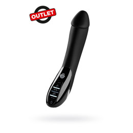 **АУТЛЕТ** Вибратор Mystim Tickling Truman  силиконовый  с электростимуляцией чёрный, 27см