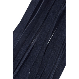 Плеть Pecado BDSM, «Индиго», натуральный велюр, синяя