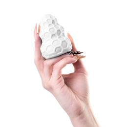 Мастурбатор A-Toys by TOYFA Flaff, TPE, белый, 8см, Ø 2,9 см