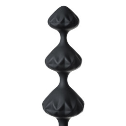 Набор анальных цепочек Satisfyer Love Beads black, силикон, черный, 27 см.