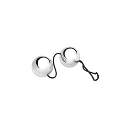 Вагинальные шарики TOYFA Basic, ABS пластик, серебристый, 20,5 см,Ø 3,5 см