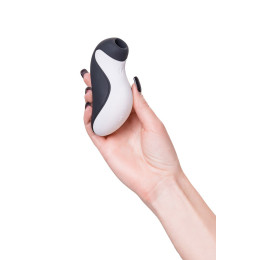 Вакуумно-волновой бесконтактный стимулятор клитора Satisfyer Orca, силикон, черный, 11,5 см.