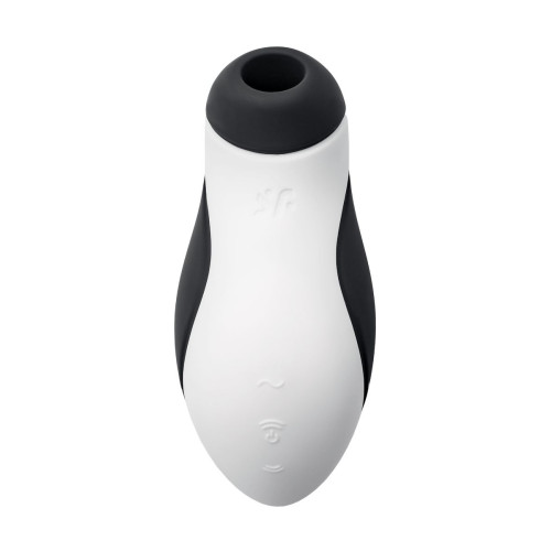 Вакуум-волновой бесконтактный стимулятор клитора Satisfyer Orca, силикон, черный, 11,5 см.