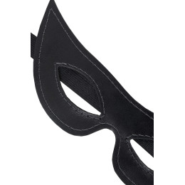 Маска Pecado BDSM, открытая острая, натуральная кожа, черная