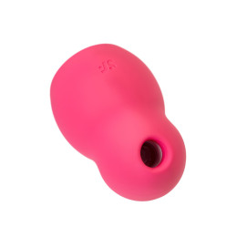 Вакуумный стимулятор клитора с вибрацией Satisfyer Pro To Go 1, красный, 9 см