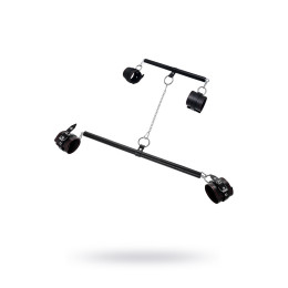 Бондажный набор Pecado BDSM, 4 точки фиксации, большая распорка, маленькая распорка, оковы,наручники