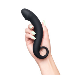 Анальный стимулятор POPO Pleasure by TOY Dorado, водонепроницаемый, силикон, черный, 18 см, Ø 3,5 см